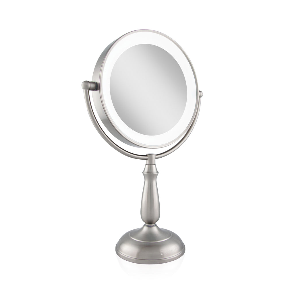 Zadro  11 Round Dimmable Touch LED Dual-Sided Mirror 12X/1X LEDVPRT412 thumbnail 2
