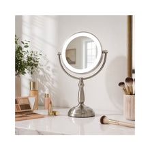 Zadro  11 Round Dimmable Touch LED Dual-Sided Mirror 12X/1X LEDVPRT412