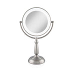 Zadro  11 Round Dimmable Touch LED Dual-Sided Mirror 12X/1X LEDVPRT412