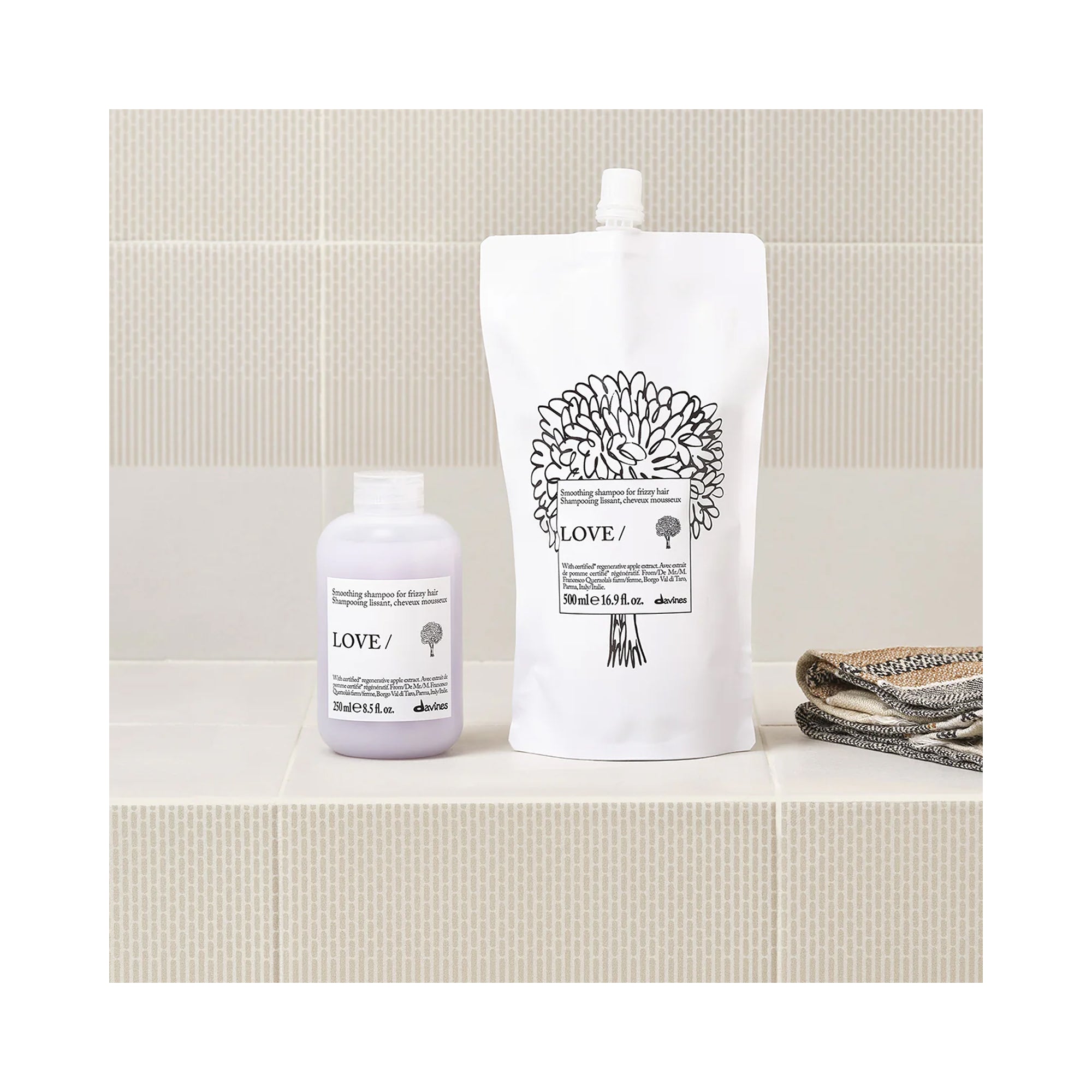 Davines LOVE Smoothing Shampoo / REFILL 16.9OZ