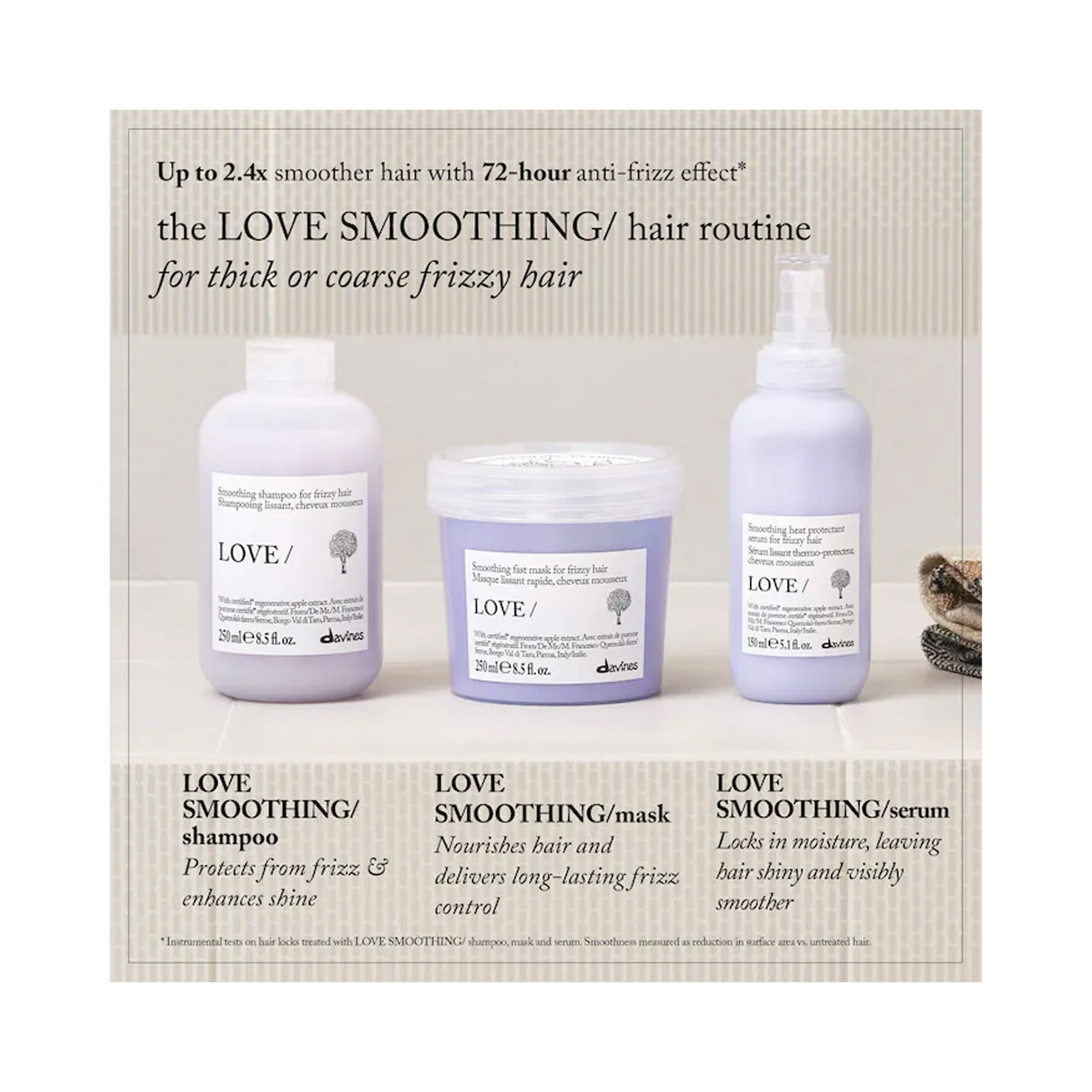 Davines LOVE Smoothing Serum / 5.1OZ