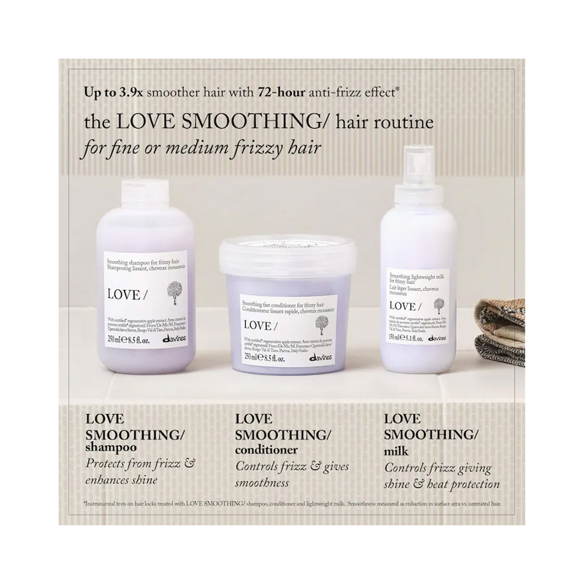 Davines LOVE Smoothing Shampoo / 33.8OZ, image 32629217886358