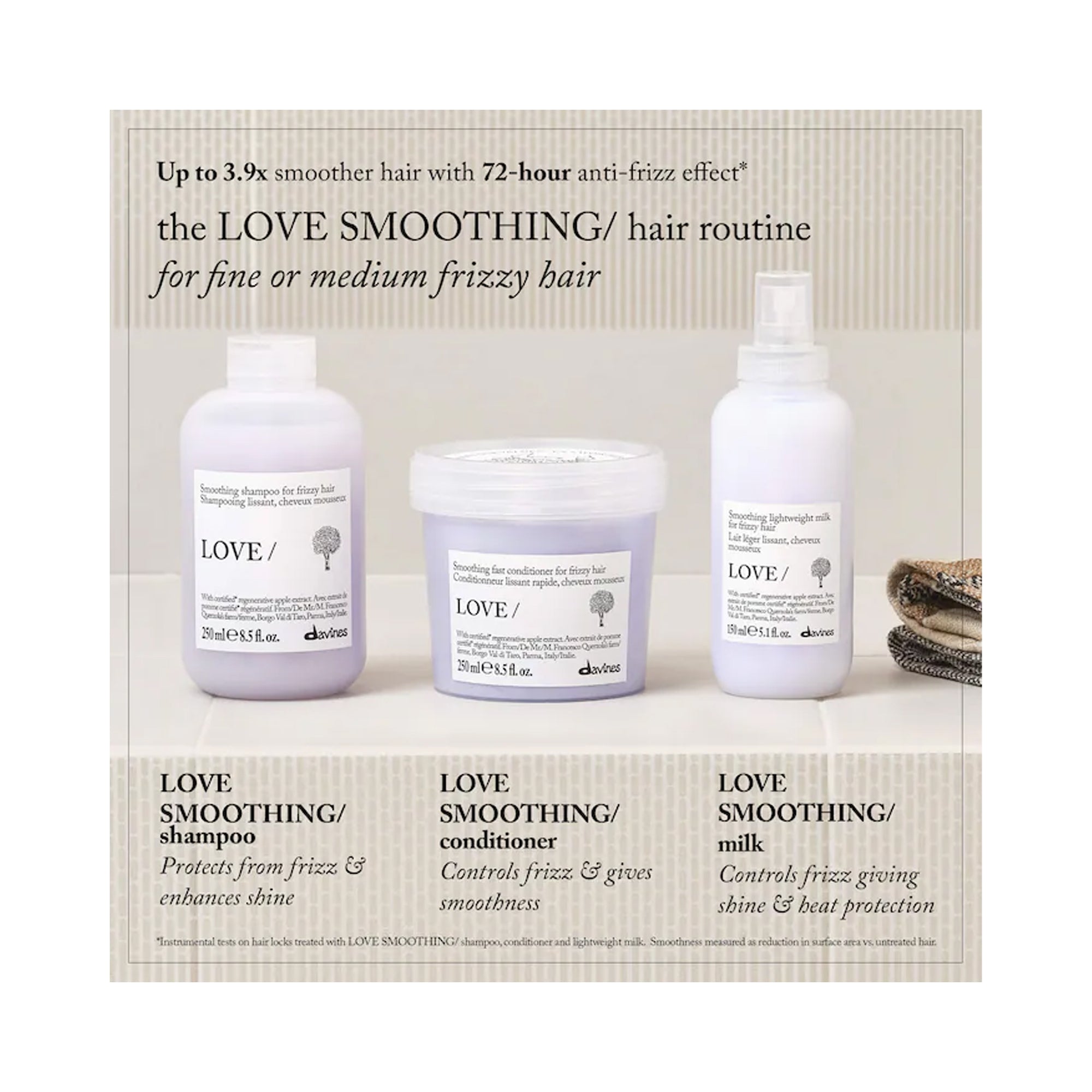 Davines LOVE Smoothing Conditioner / 33.8OZ