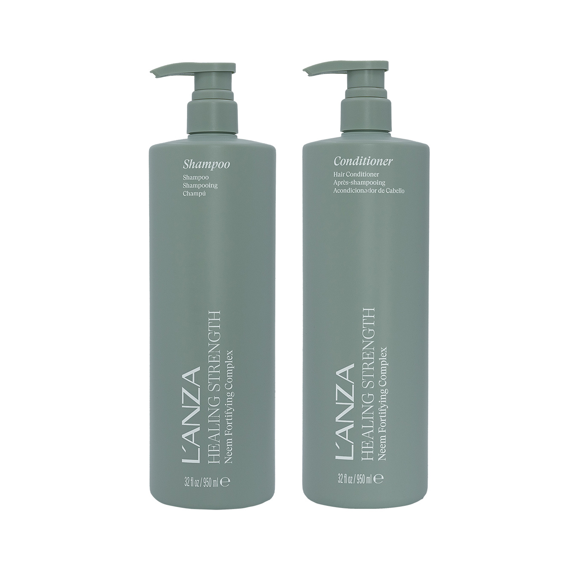Lanza Healing Strength Shampoo & Conditioner Liter Duo / 32OZ