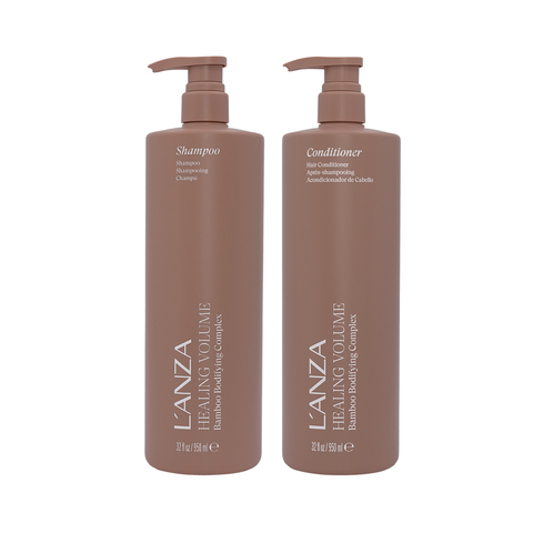 Lanza Healing Volume Thickening Shampoo and Conditioner Liter Duo 33OZ / 33OZ