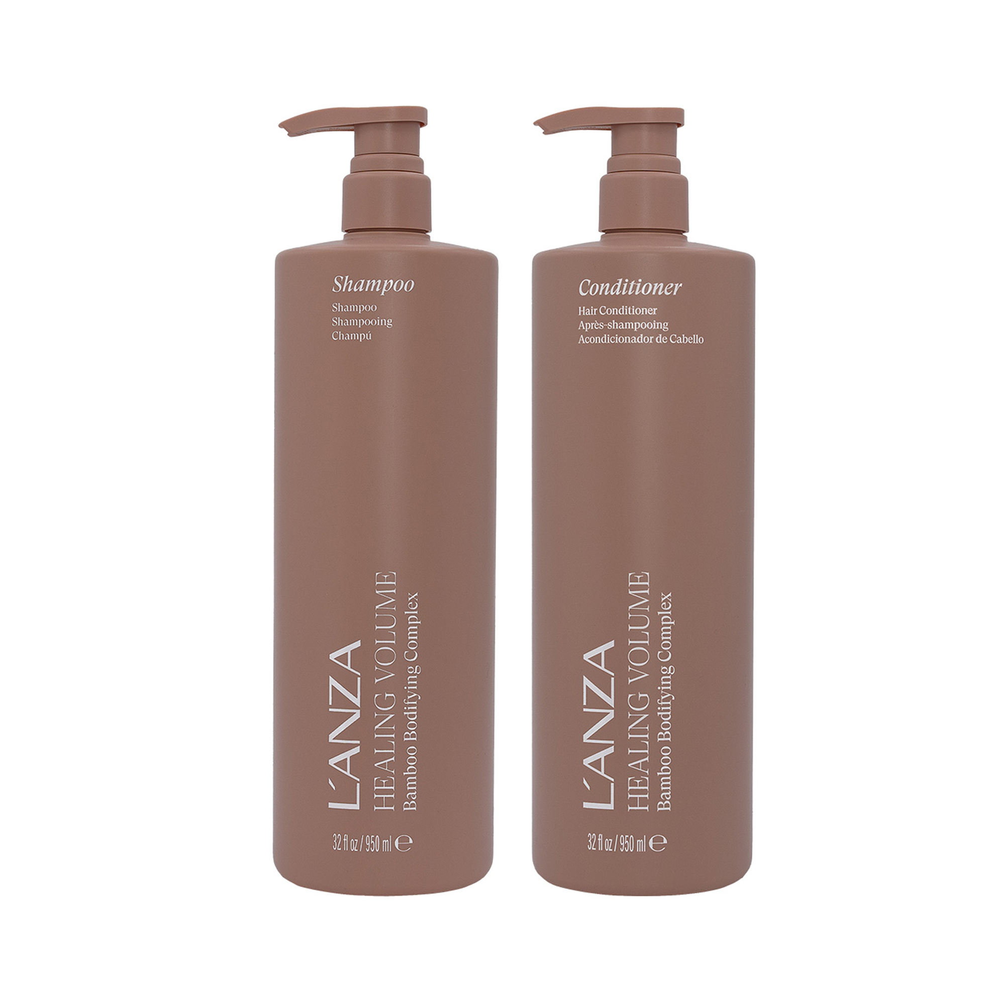 Lanza Healing Volume Thickening Shampoo and Conditioner Liter Duo 33OZ / 33OZ