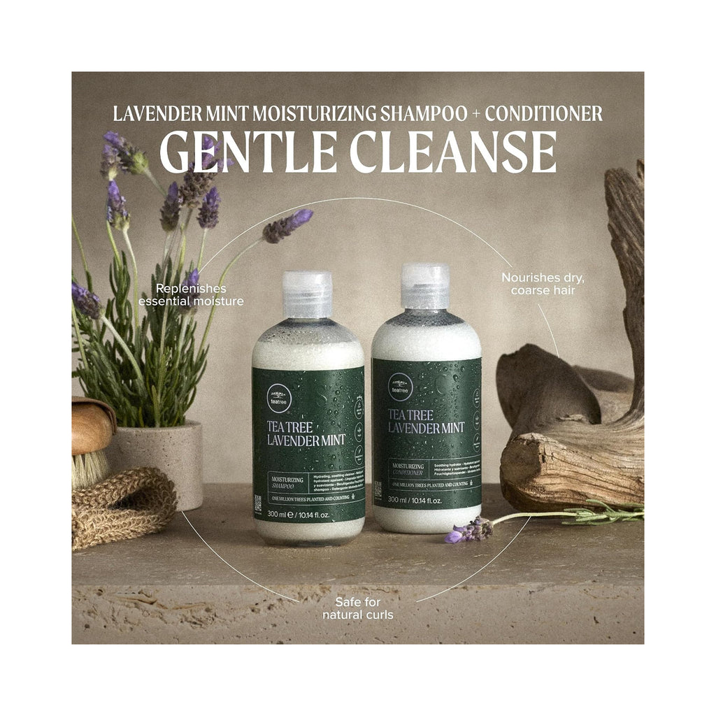 two green shampoo and conditioner bottles with text reading 'gentle cleanse' thumbnail 5