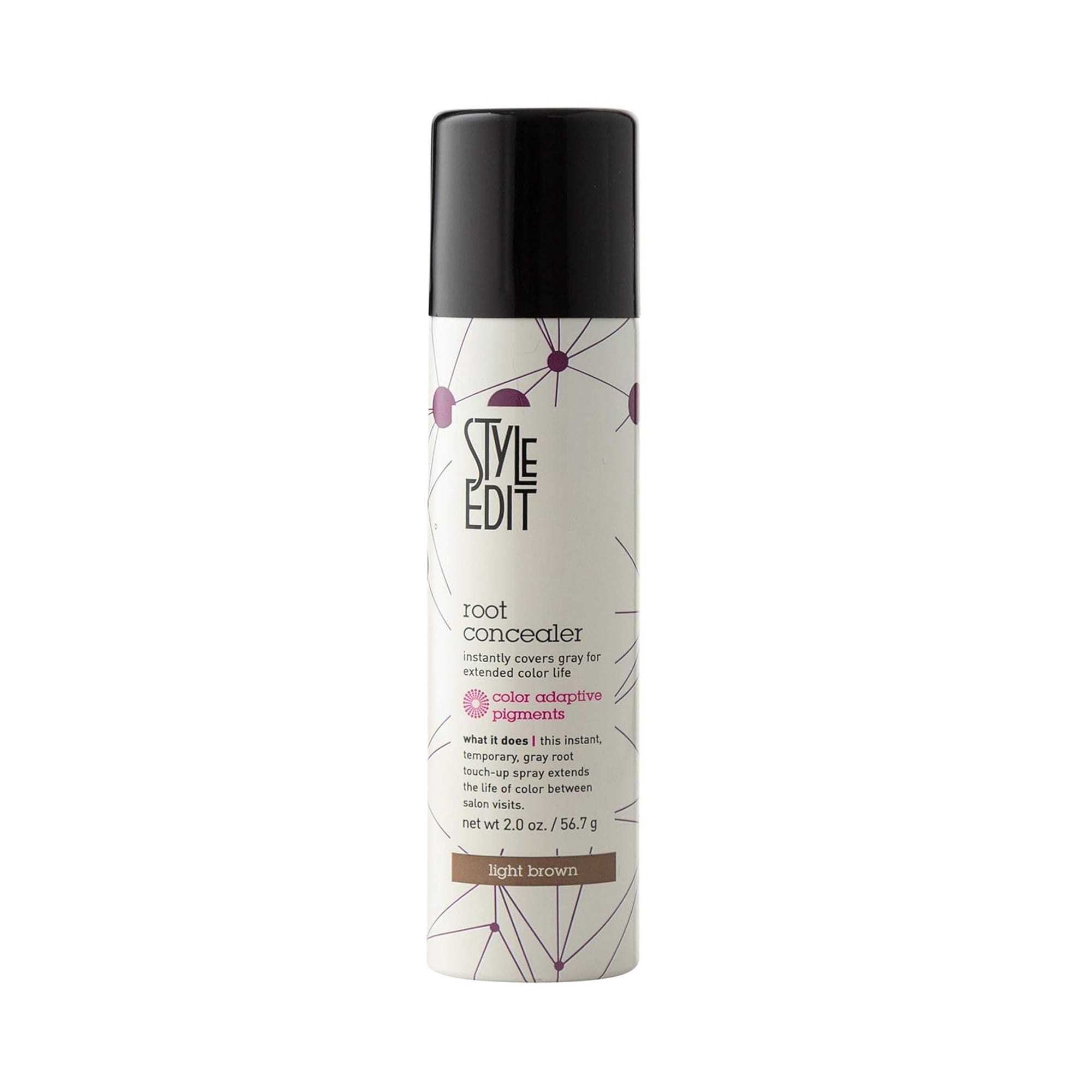Style Edit Root Concealer Touch Up Spray - Light Brown / 2OZ