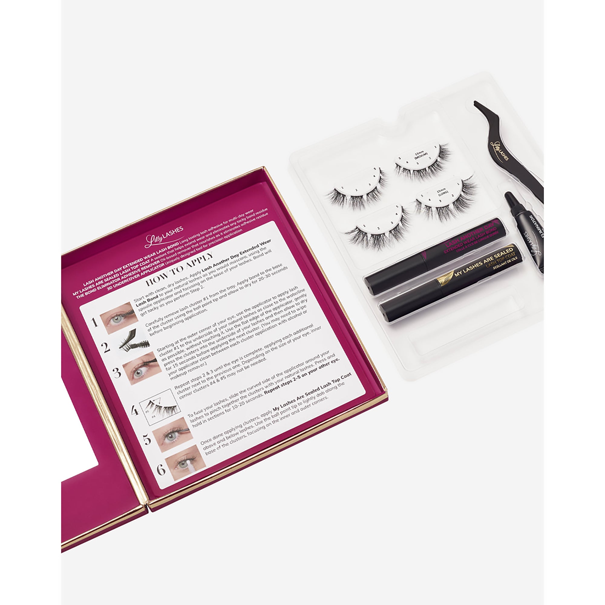 Lilly Lashes Espionage 3D Undercover Lash System / KIT