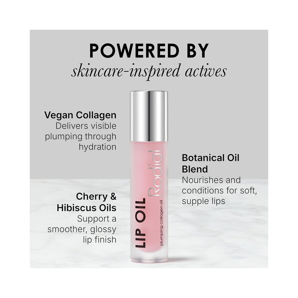 Rodial Lip Oil With Collagen / ENGLISH ROSE thumbnail 7