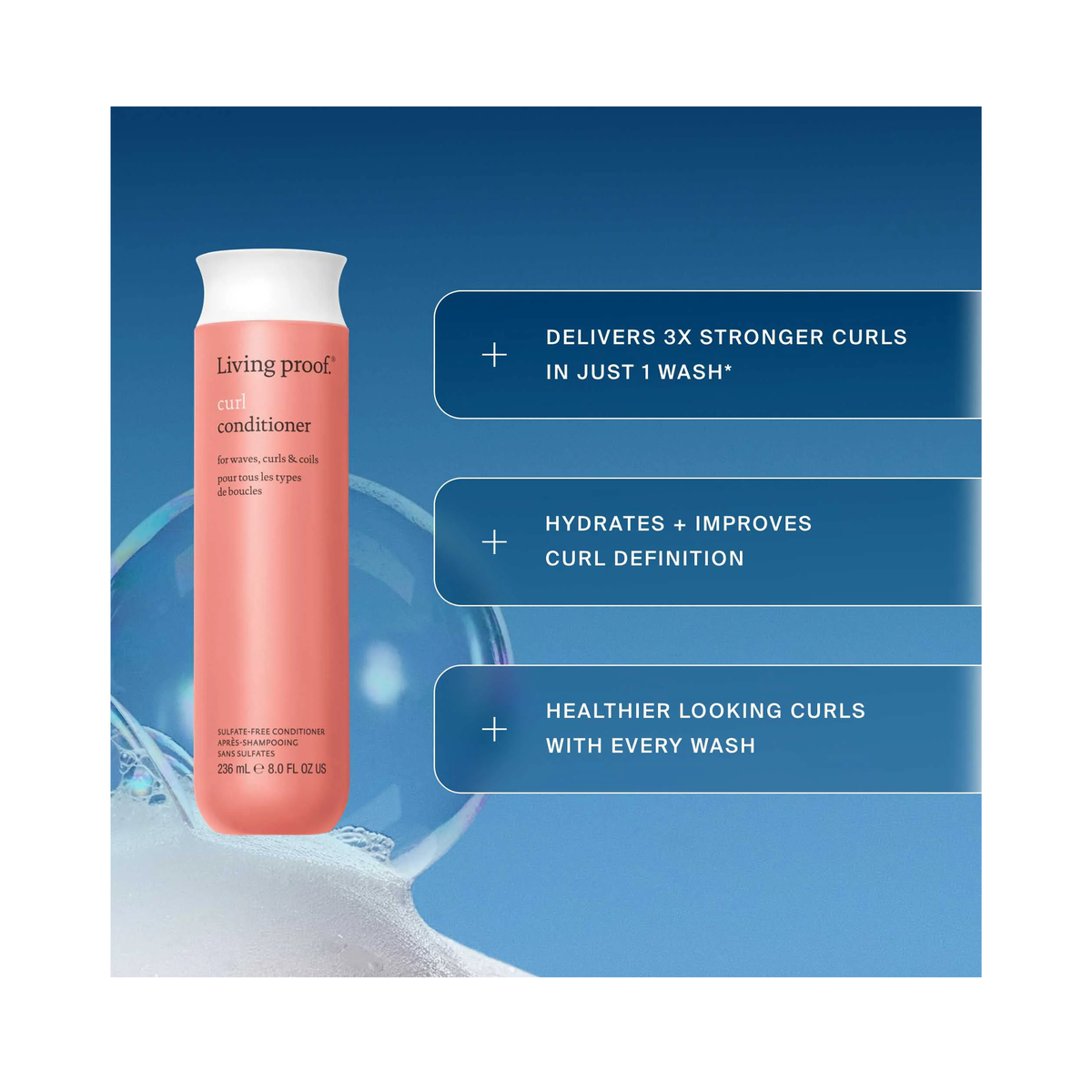 Living Proof Curl Conditioner 8oz / 8OZ, image 30689017430166