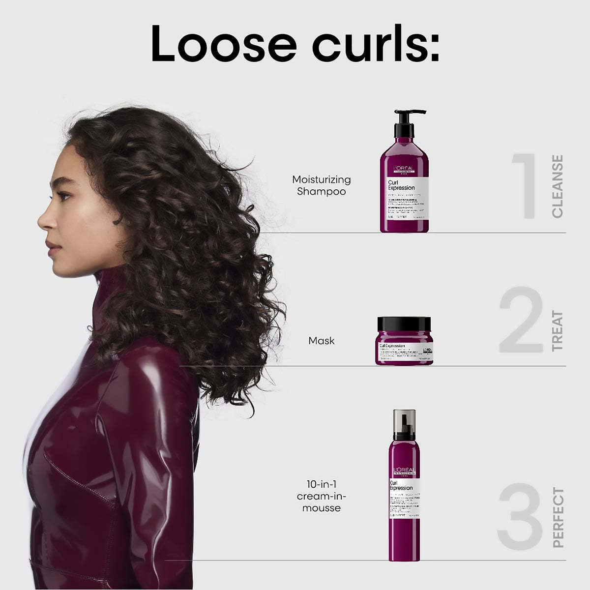 L'Oreal Serie Expert Curl Expression 10-In-1 Cream-In-Mousse / 8.5OZ, image 27658185605270