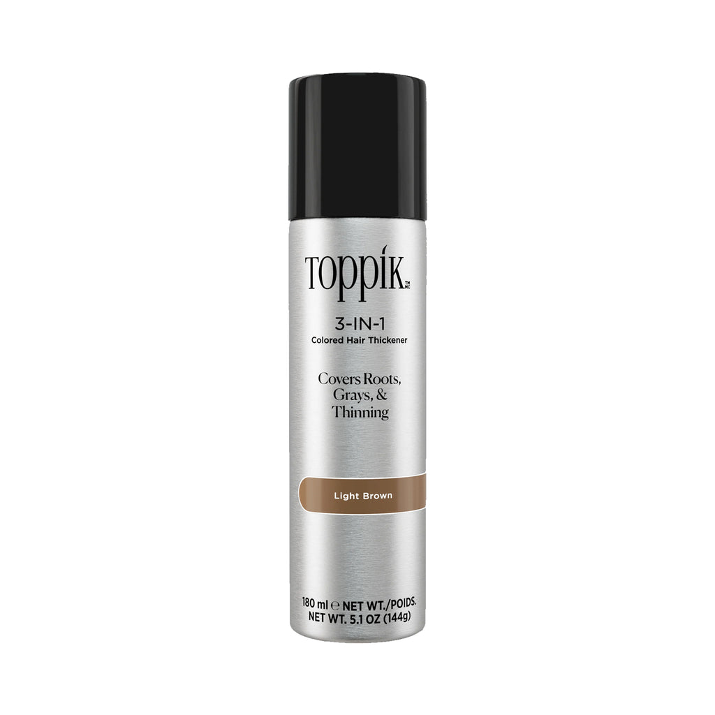 Toppik 3-In-1 Colored Hair Thickener Spray - Light Brown 5.1oz / Light Brown thumbnail 1