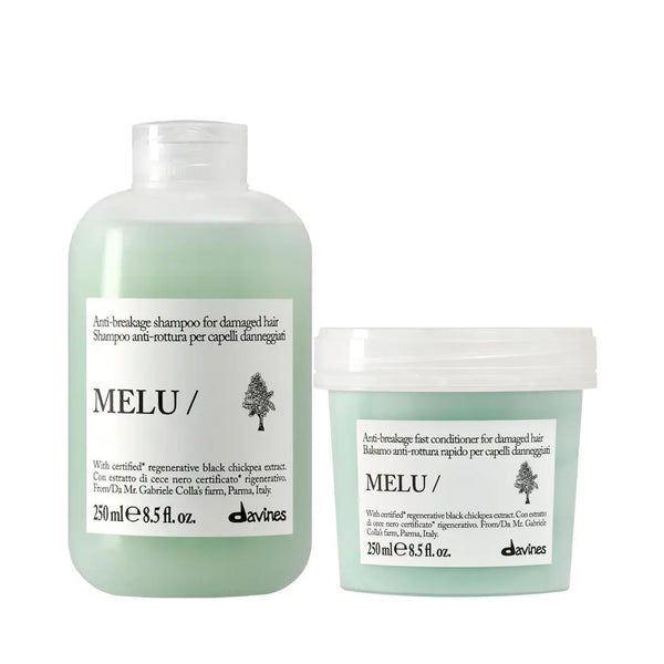 duavie HAIR SHAMPOO & TREATMENT 500mlセット Davines MELU Duo - Planet Beauty