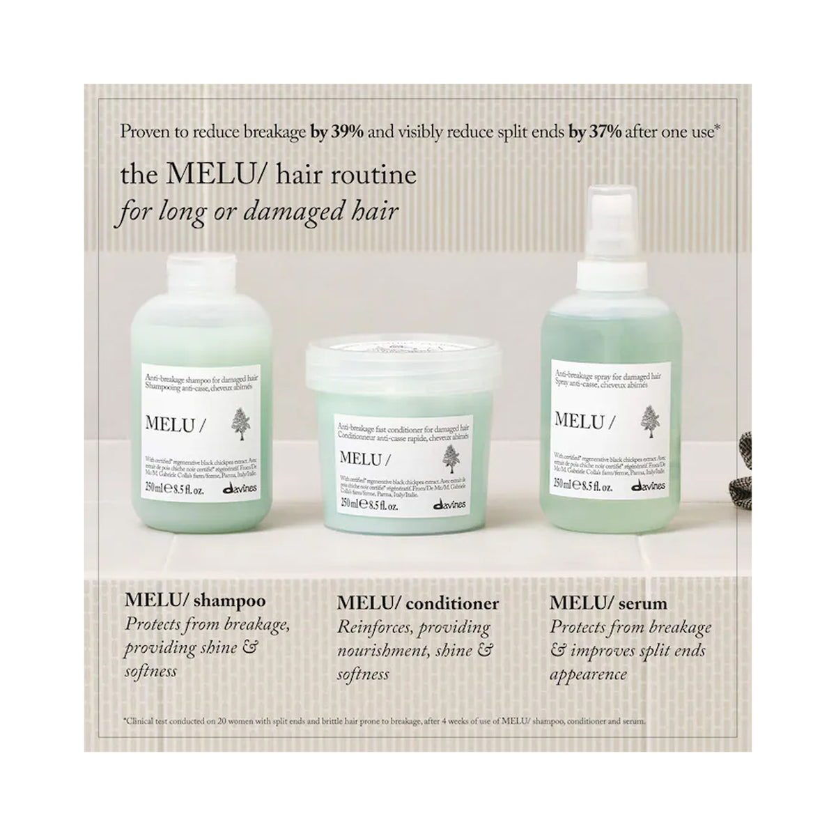 Davines MELU Hair Shield / 8.5OZ, image 32637740843158