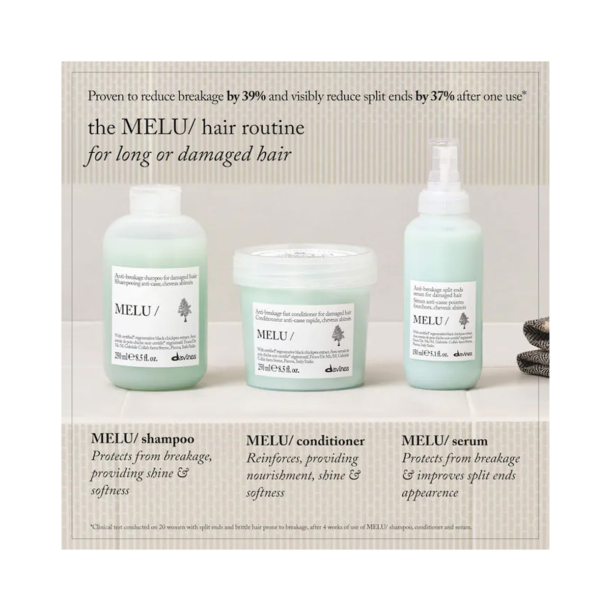 Davines MELU Serum / 5.1OZ, image 32637757882518