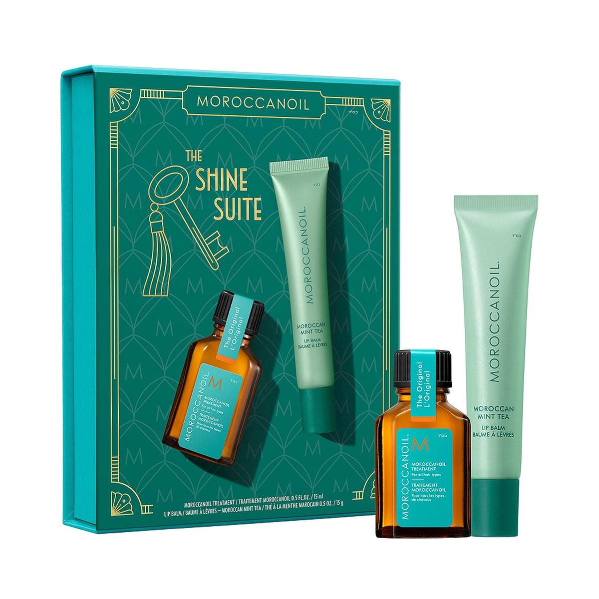 MoroccanOil The Shine Suite Stocking Stuffer - Holiday 2026 / MOROCCAN MINT TEA