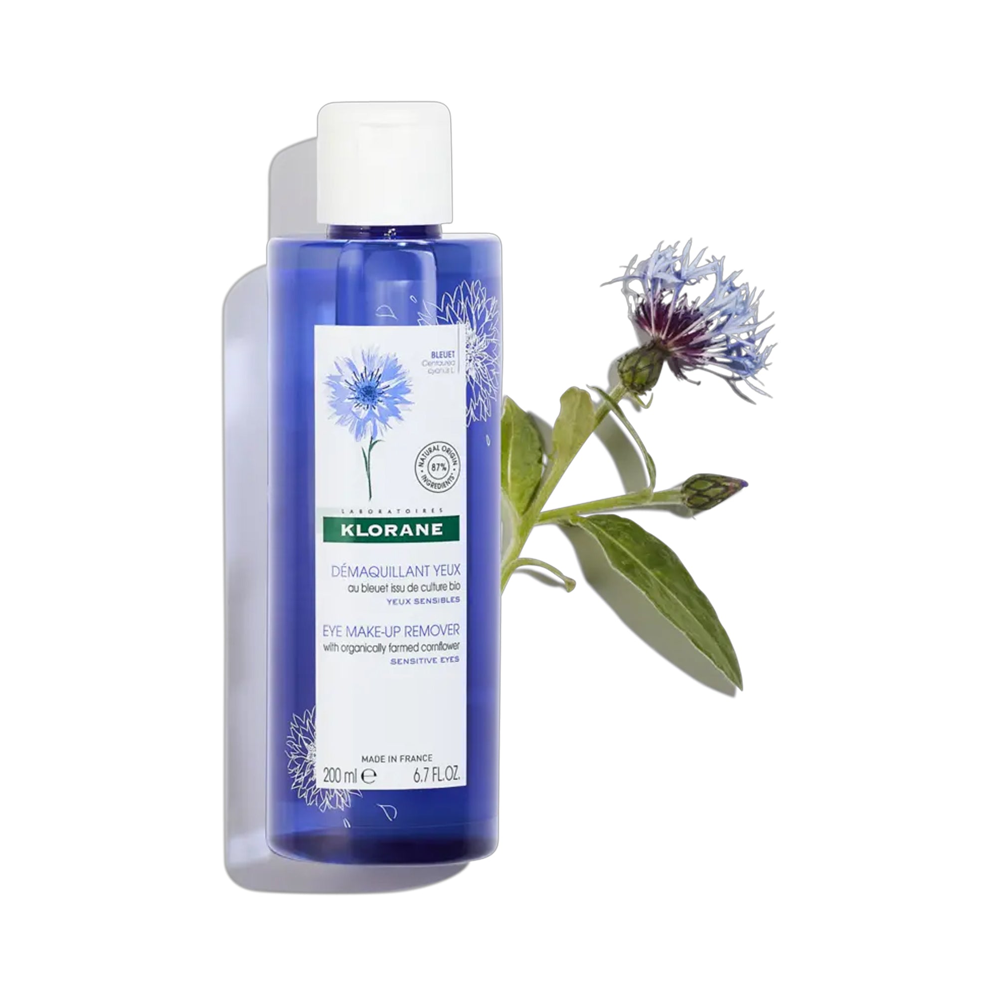 Klorane Eye Make-Up Remover with Soothing Cornflower / 6.7 oz