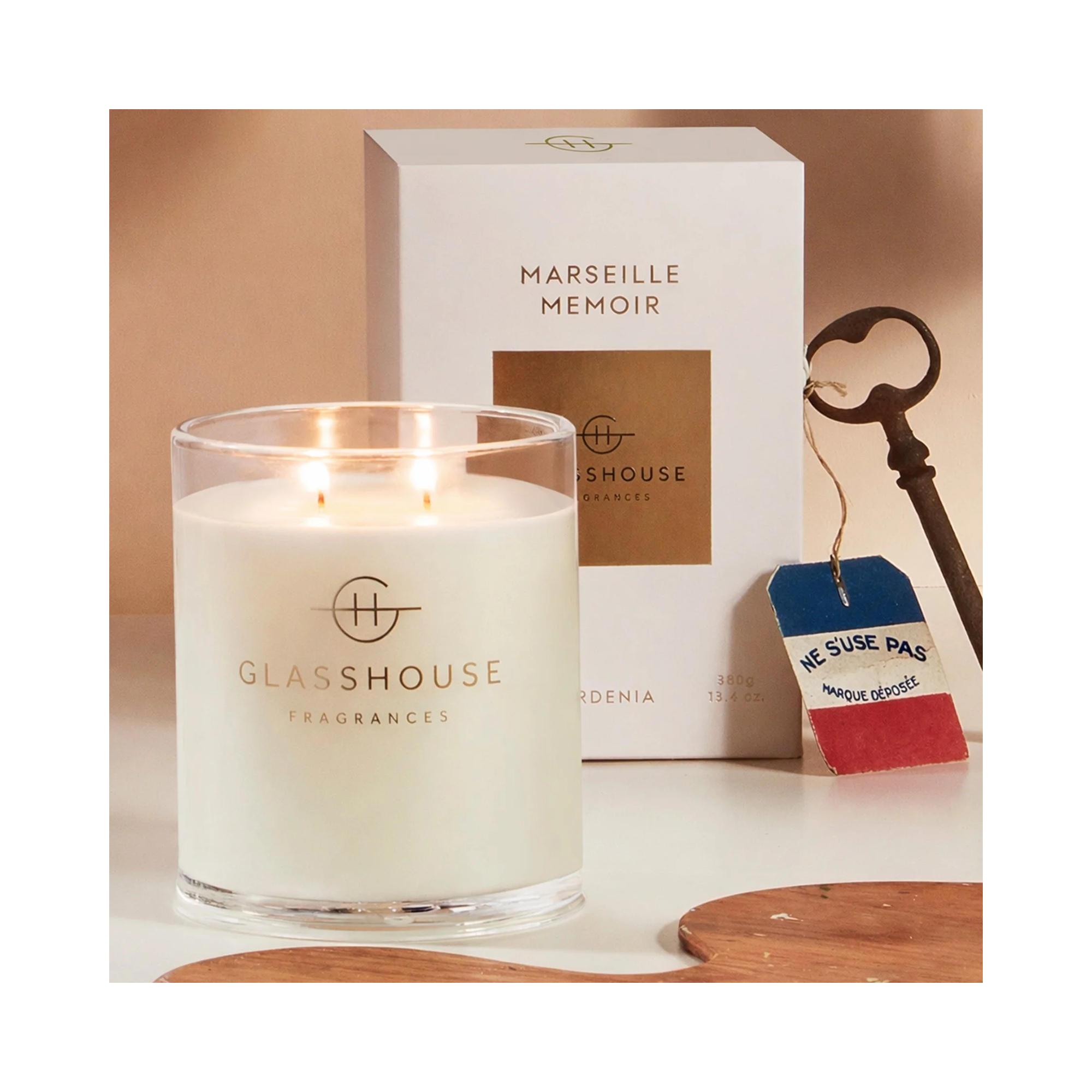 Glasshouse Fragrances - Marseille Memoir Candle / 13OZ
