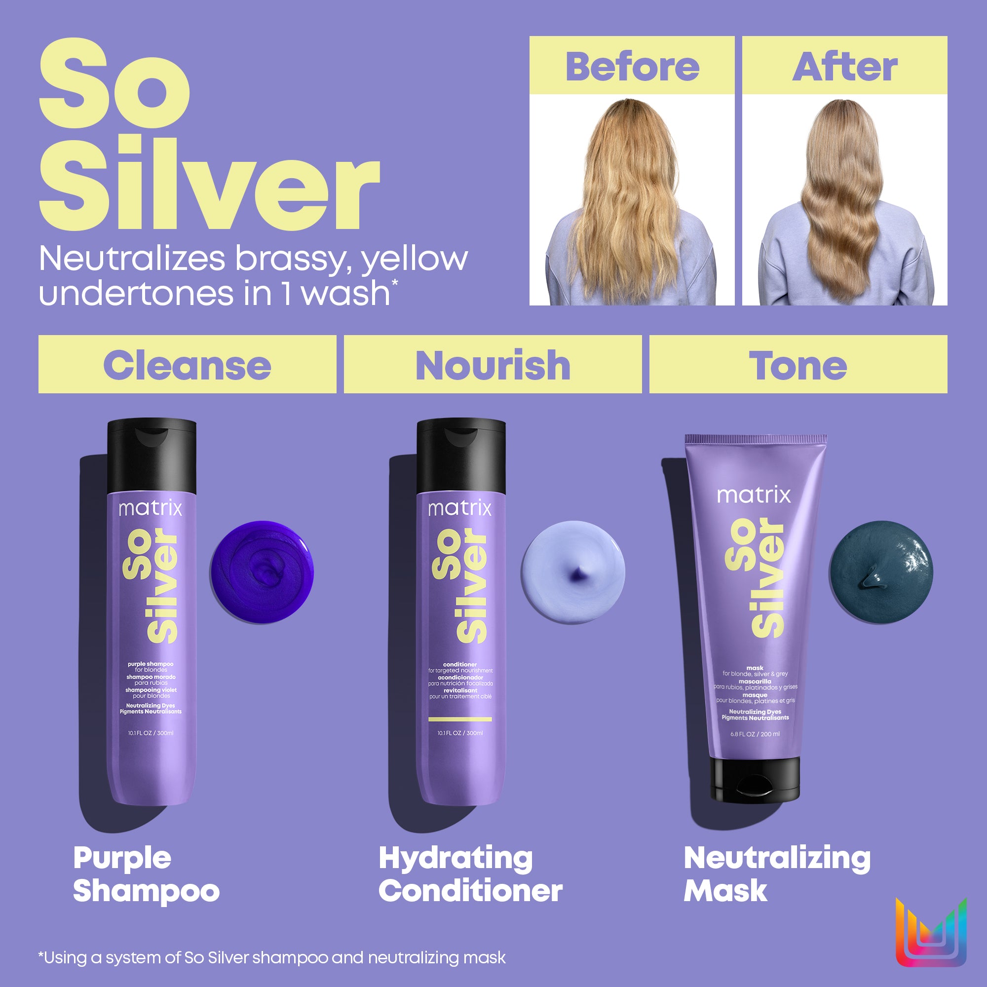 Matrix So Silver Shampoo / 10 OZ