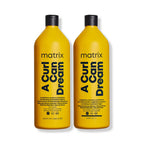 Matrix A Curl Can Dream Weightless Shampoo and Conditioner for Waves Liter Duo / 33.8OZ