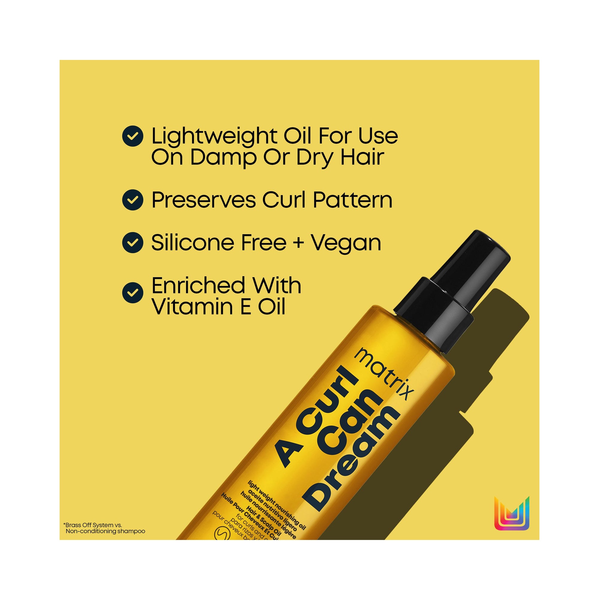 Matrix A Curl Can Dream Lightweight Oil / 4.4OZ
