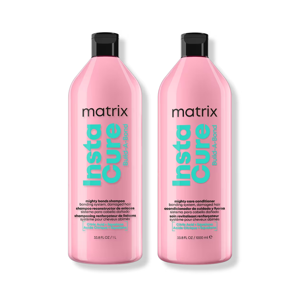 Matrix Insta Cure Build-A-Bond Shampoo & Conditioner Liter Duo / 33OZ thumbnail 1