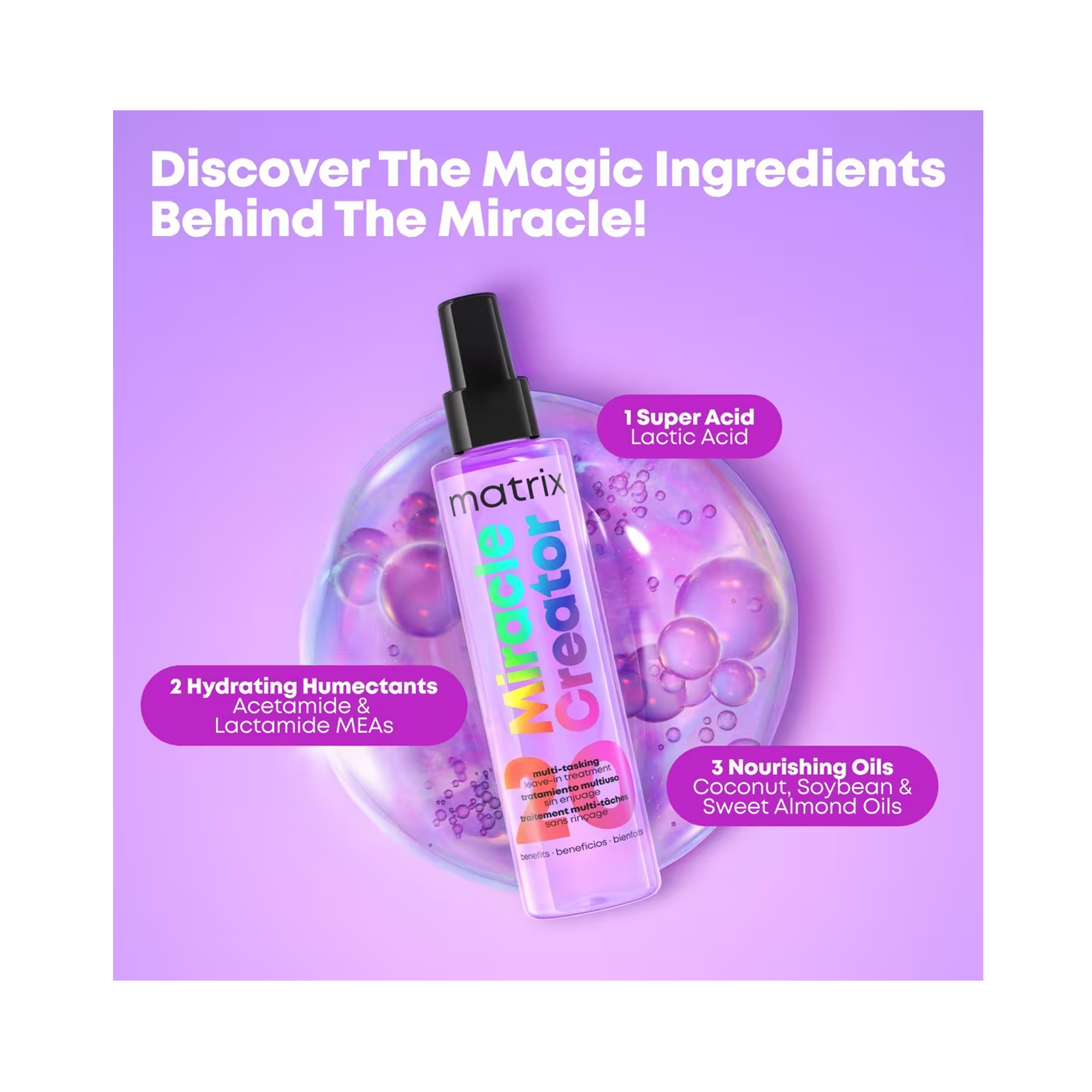 Matrix Miracle Creator Multi-Benefit Treatment Spray - Planet Beauty Matrix Miracle Creator Multi-Benefit Treatment Spray - Planet Beauty