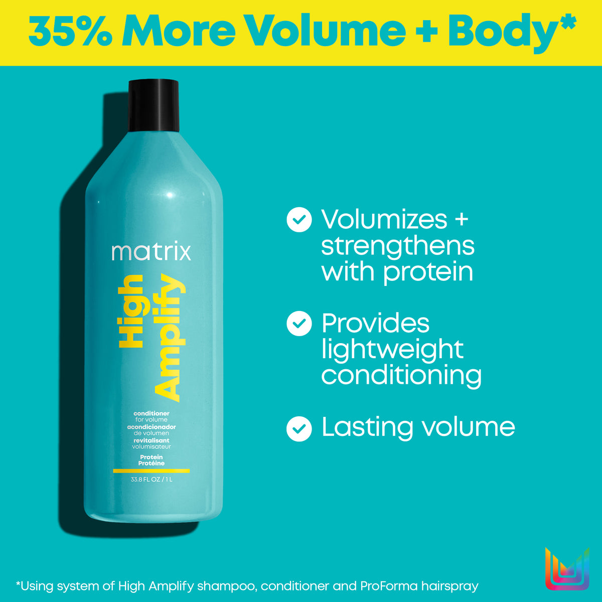 Matrix High Amplify Conditioner / 33.8OZ, image 27553005797526