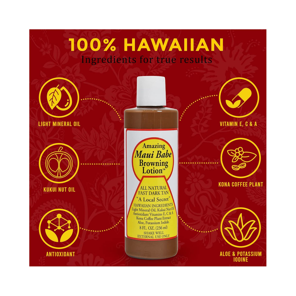 Maui Babe Browning Lotion / 8.OZ thumbnail 2