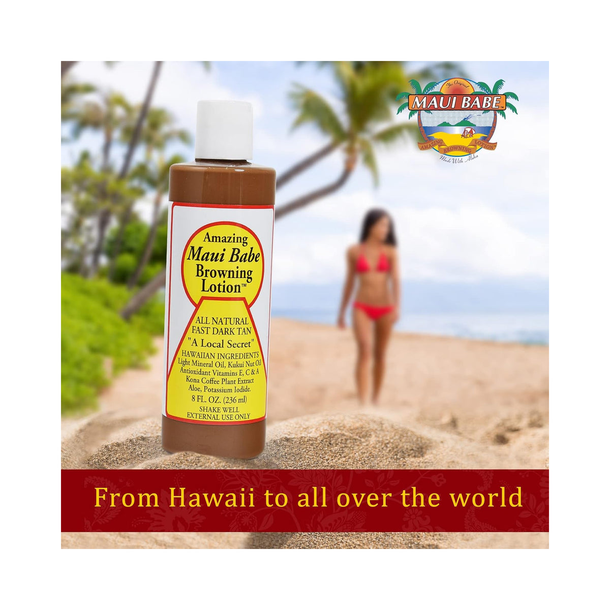 Maui Babe Browning Lotion / 8.OZ, image 32223153324182