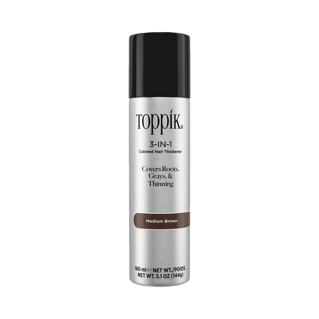 Toppik 3-In-1 Colored Hair Thickener Spray - Medium Brown 5.1oz / MEDIUM BROWN thumbnail 1