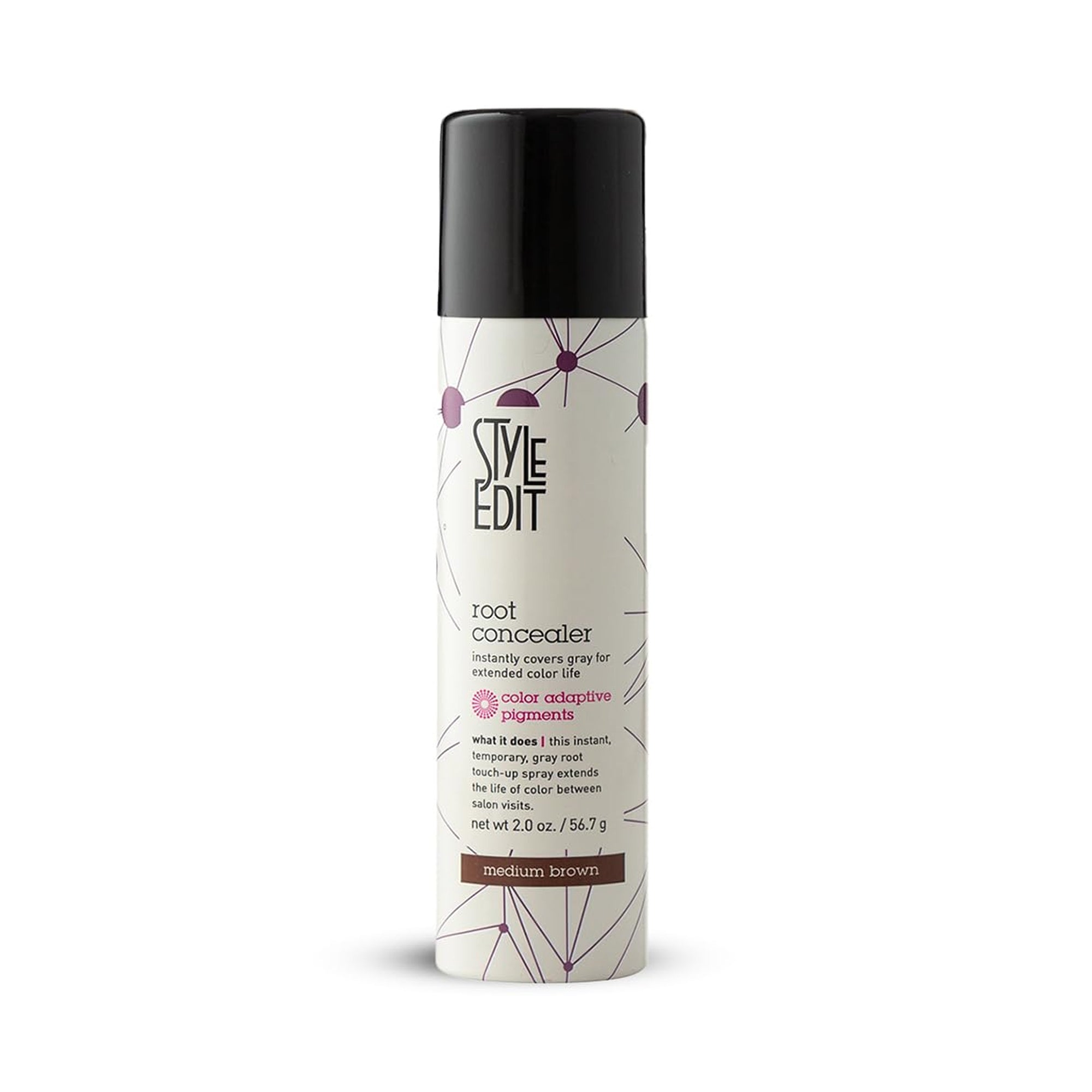 Style Edit Root Concealer Touch Up Spray - Medium Brown / 2OZ