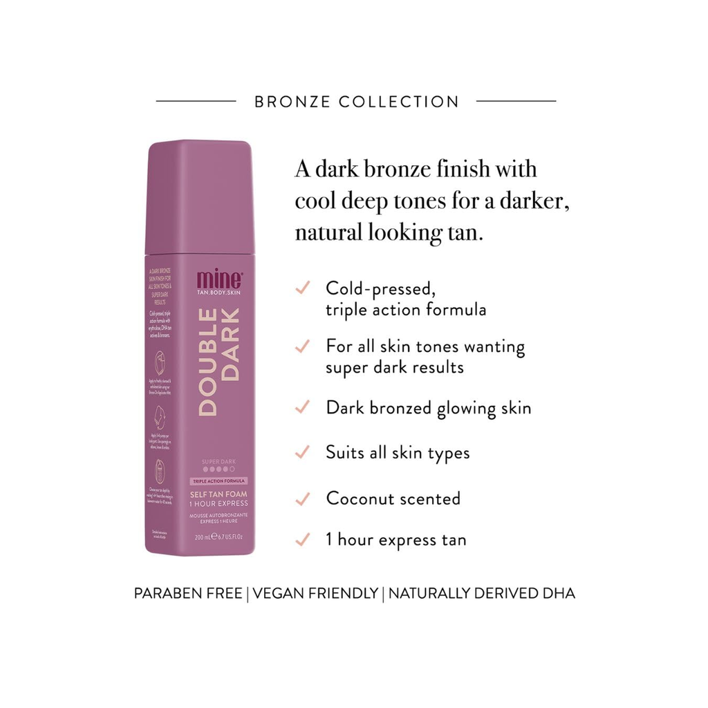 Mine_Tan_Double_Dark_Self_Tan_Foam_6.7OZ / 6.7OZ thumbnail 2
