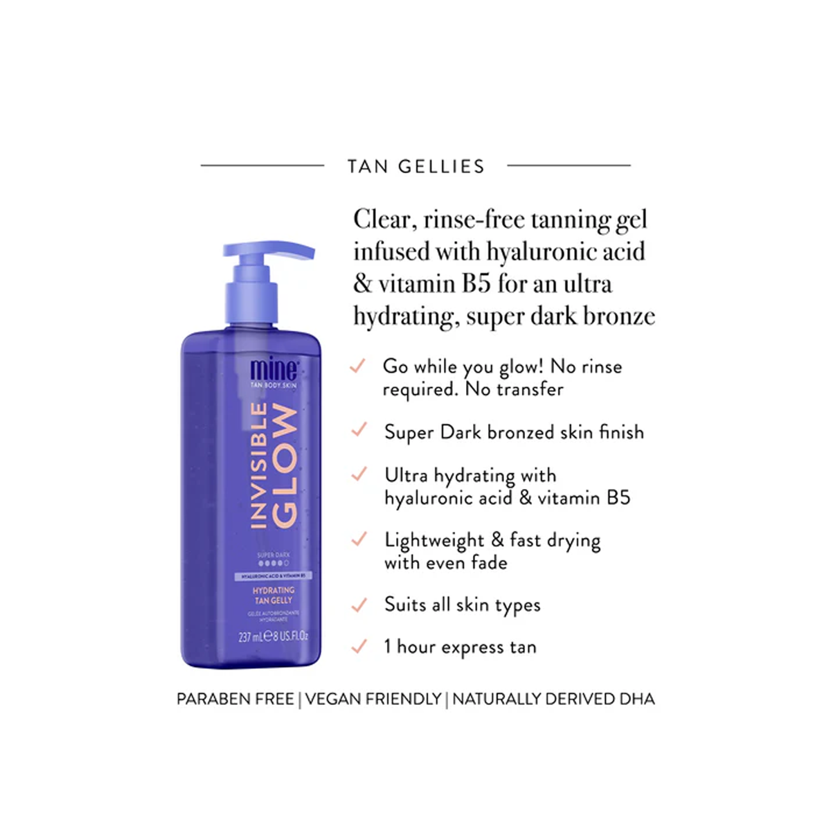 MineTan_Invisible_Glow_Super_Dark_Hydrating_Tan_Gelly_8OZ / 8OZ, image 30449535877270