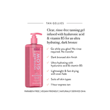 MineTan_Invisible_Glow_Dark_Hydrating_Tan_Gelly_8OZ / 8OZ