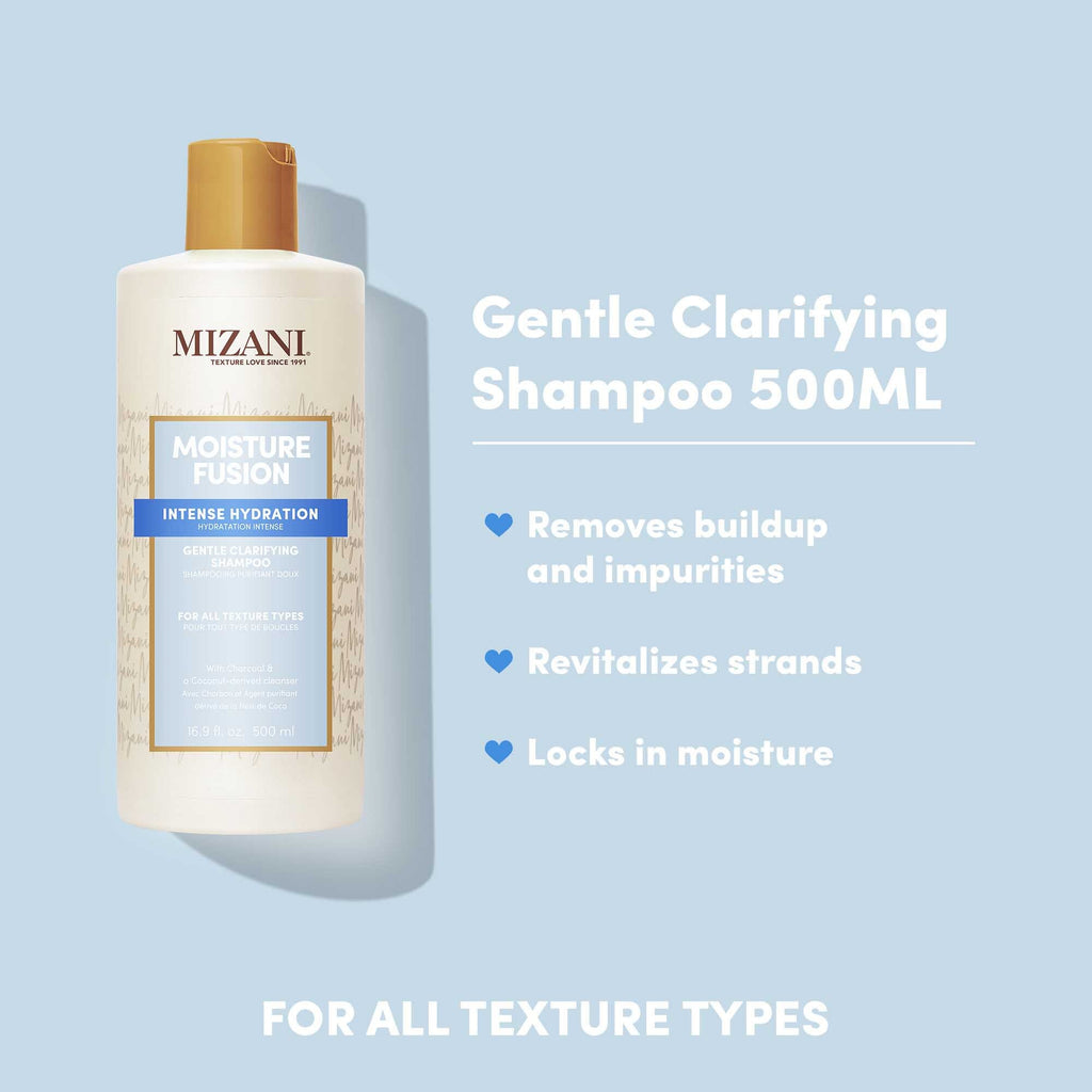 Mizani Moisture Fusion Intense Hydration Gentle Clarifying Shampoo / 16.9OZ thumbnail 3