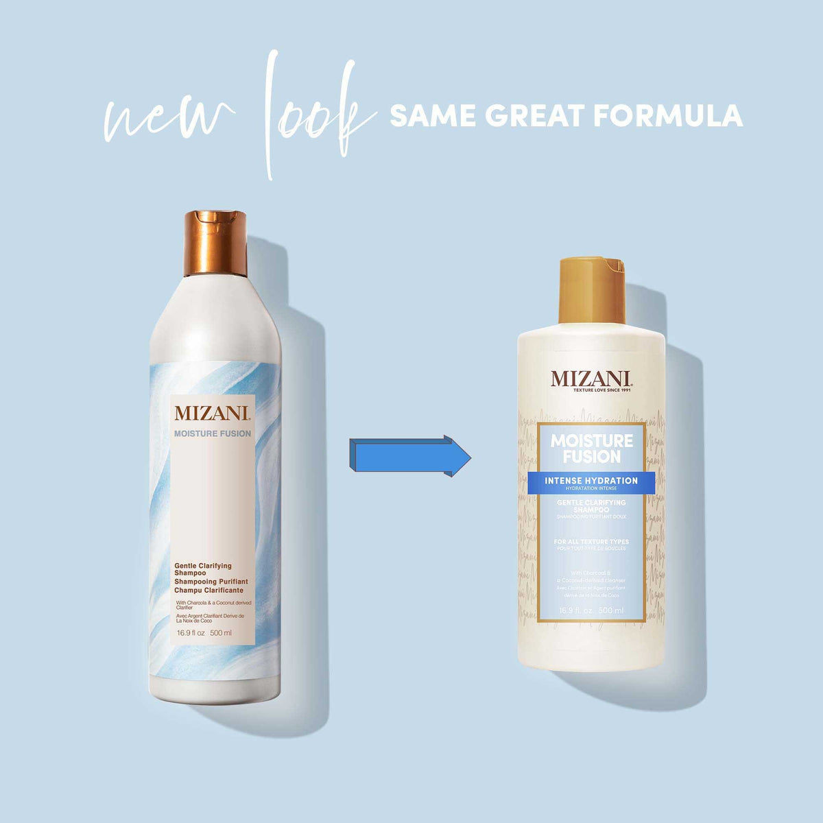 Mizani Moisture Fusion Intense Hydration Gentle Clarifying Shampoo / 16.9OZ, image 27605891416214
