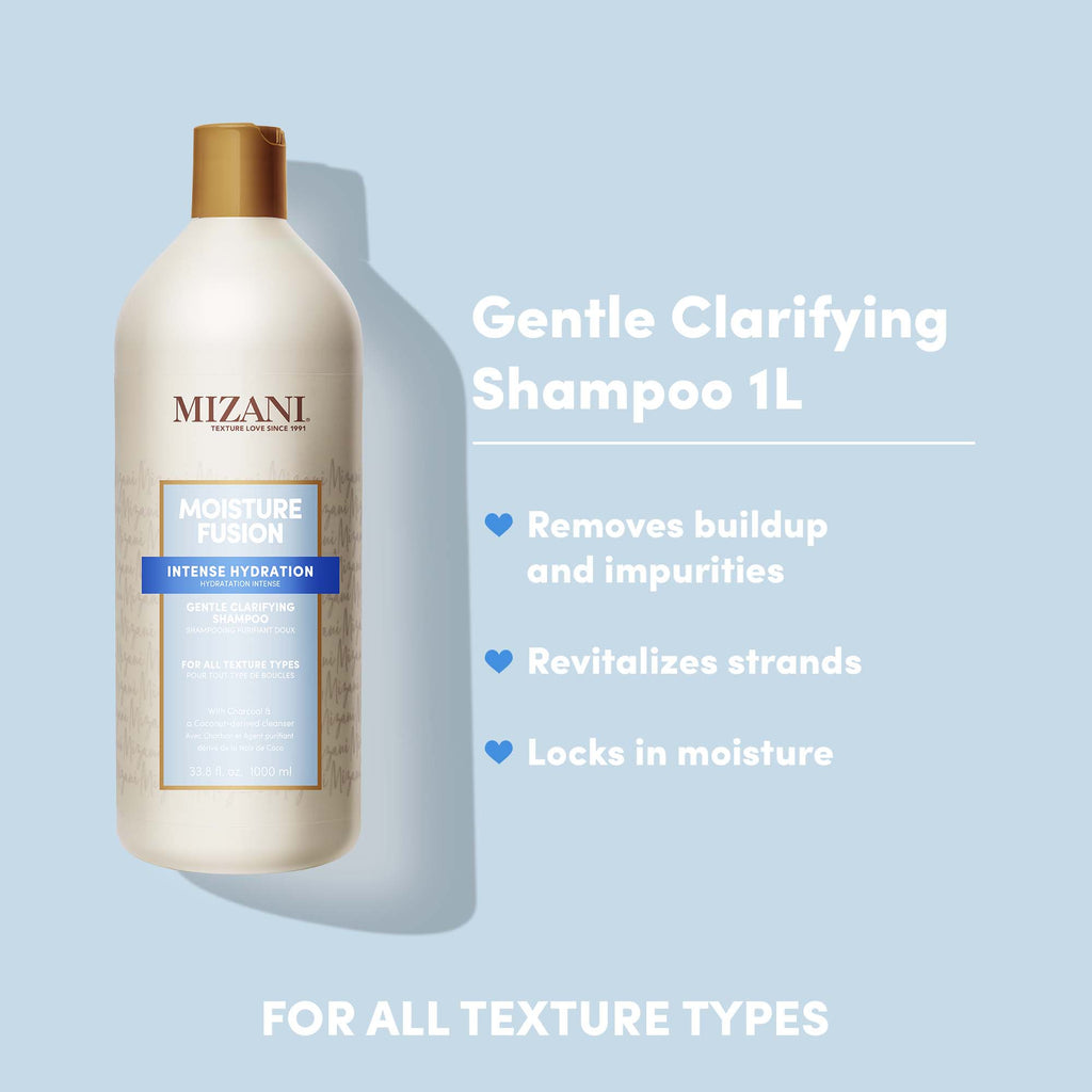 Mizani Moisture Fusion Intense Hydration Gentle Clarifying Shampoo / 33.8OZ thumbnail 11