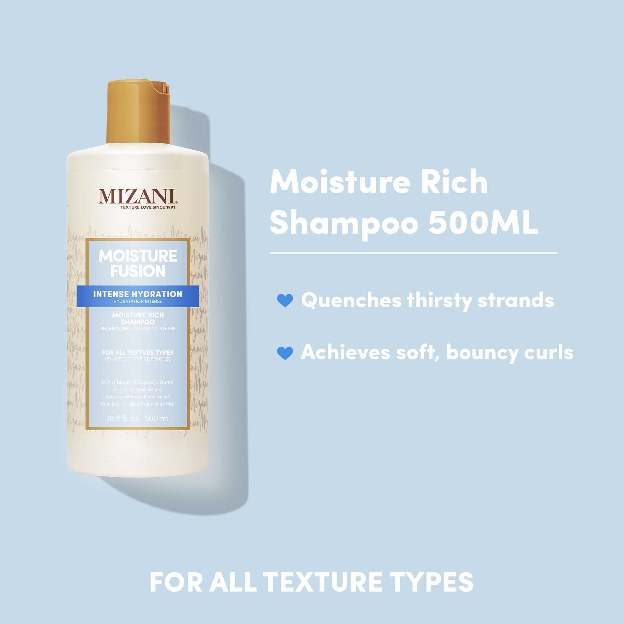 Mizani Moisture Fusion Moisture Rich Shampoo / 16.9OZ