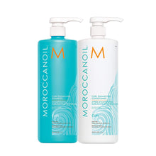 Moroccanoil Curl Enhancing Shampoo and Conditioner Liter Duo / 33OZ