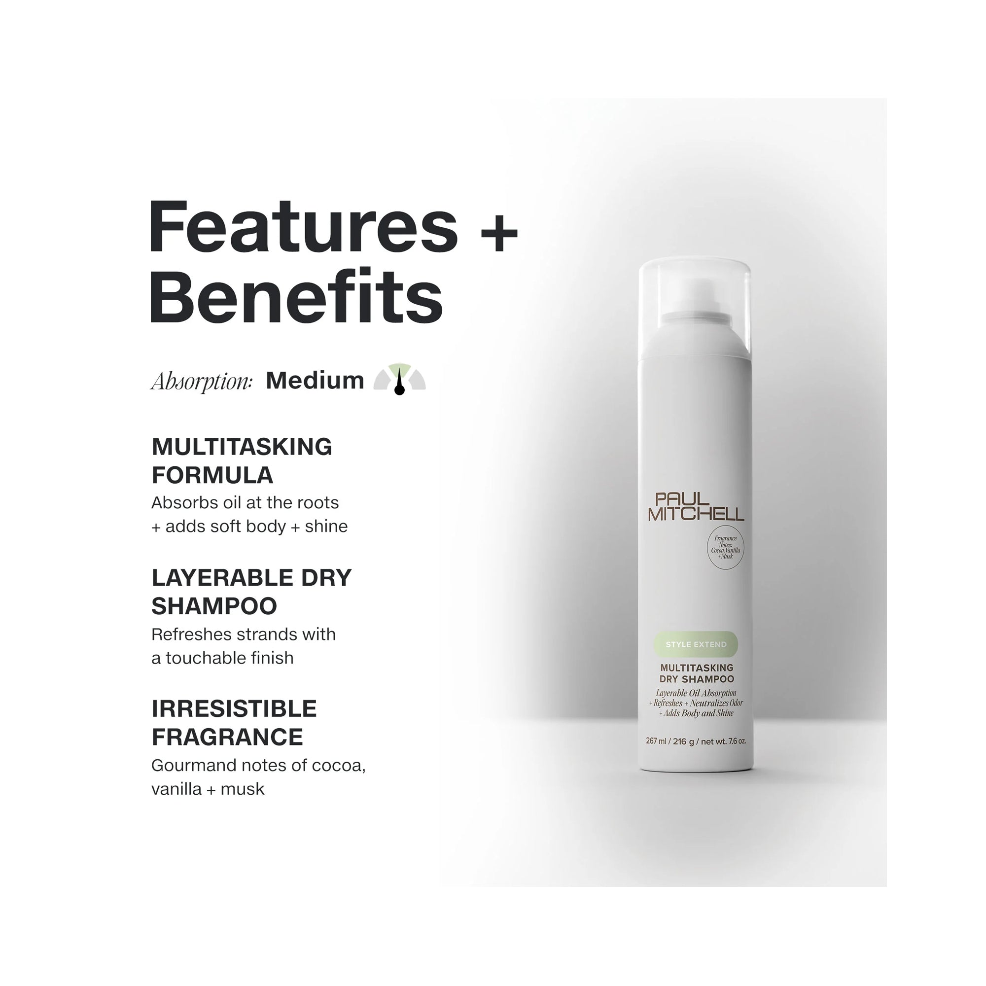 Paul Mitchell Style Extend Multitasking Dry Shampoo / 7.6OZ