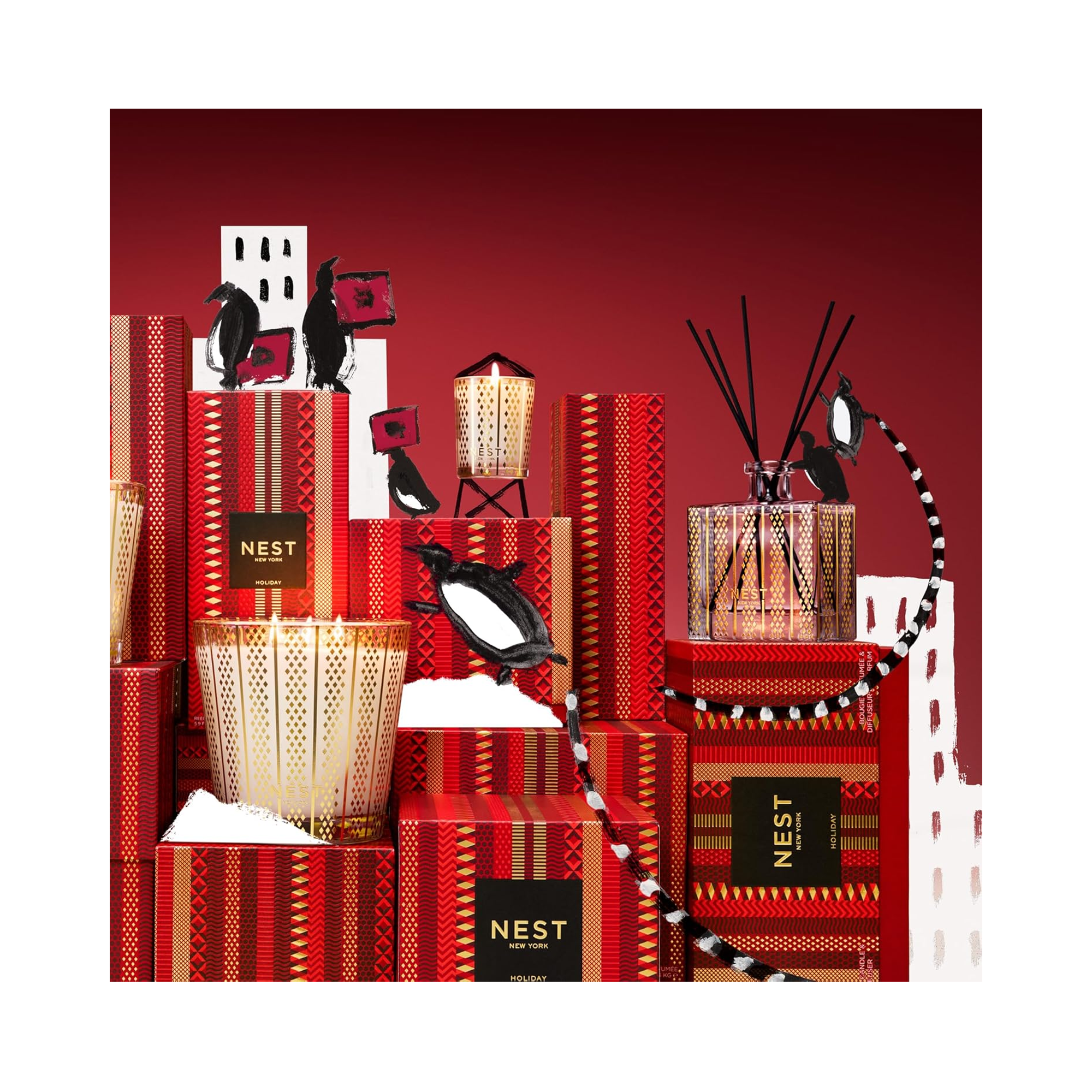 Nest Holiday Diffuser 5.9oz-HOL25