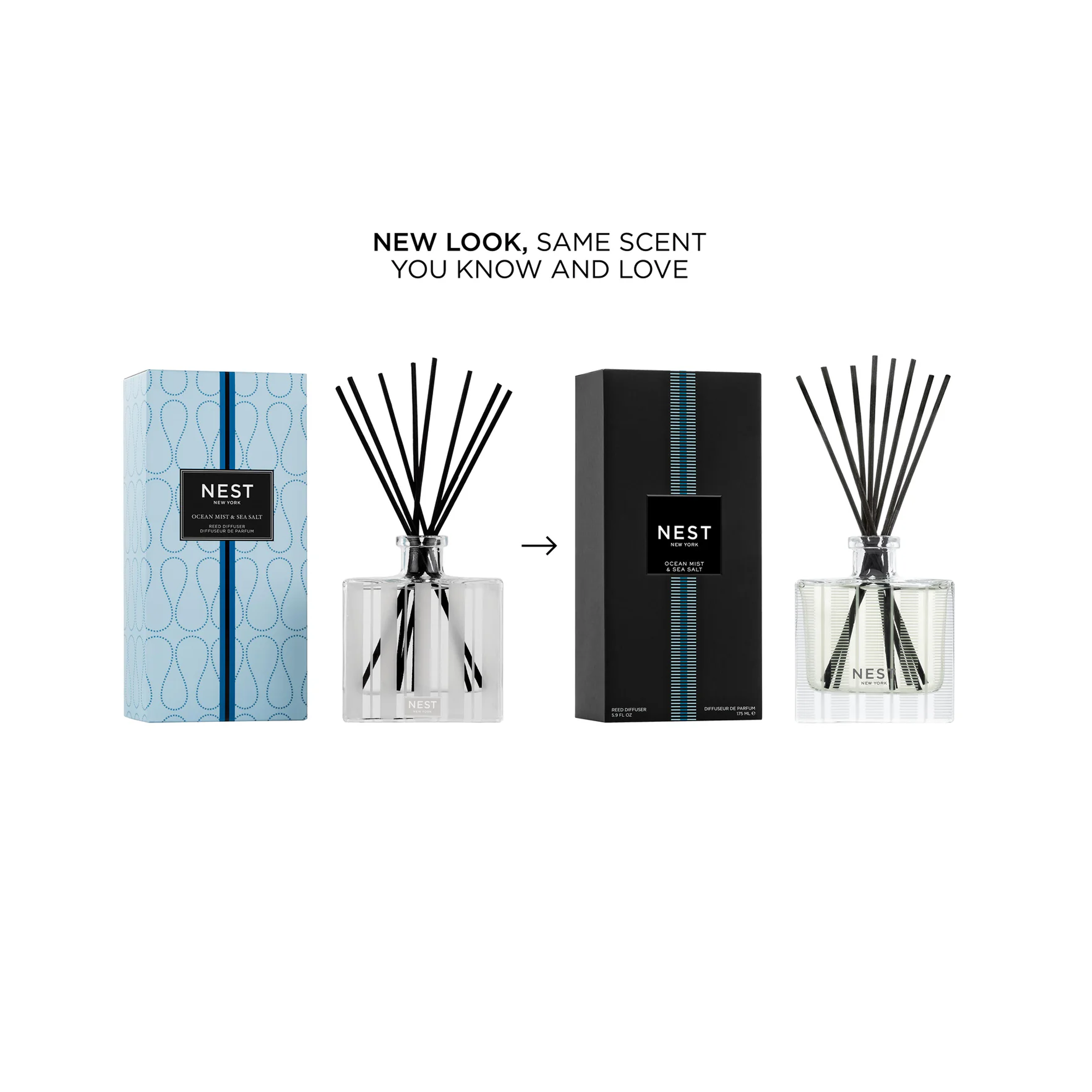 Nest Ocean Mist & Seasalt Reed Diffuser 5.9OZ / 5.9OZ