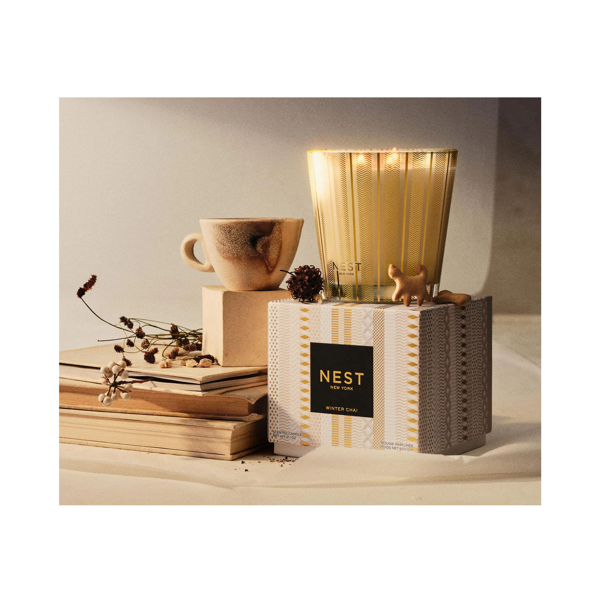 Nest Winter Chai 3-Wick Candle 21.1oz