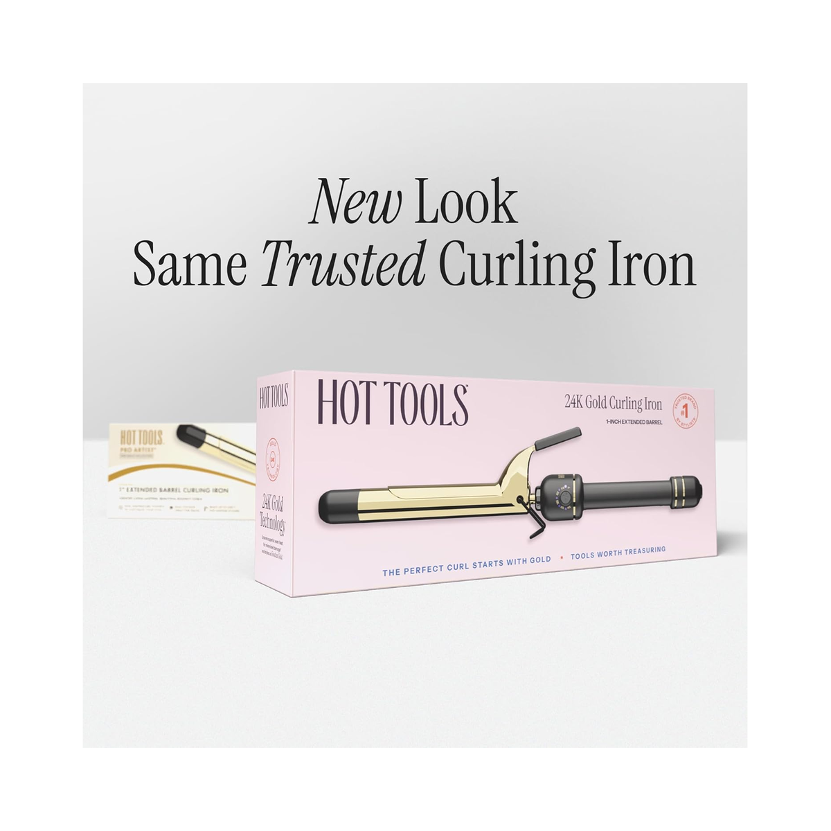 Hot Tools 24K Extended Barrel Curling Iron / 1.5 Inch, image 32621236748438