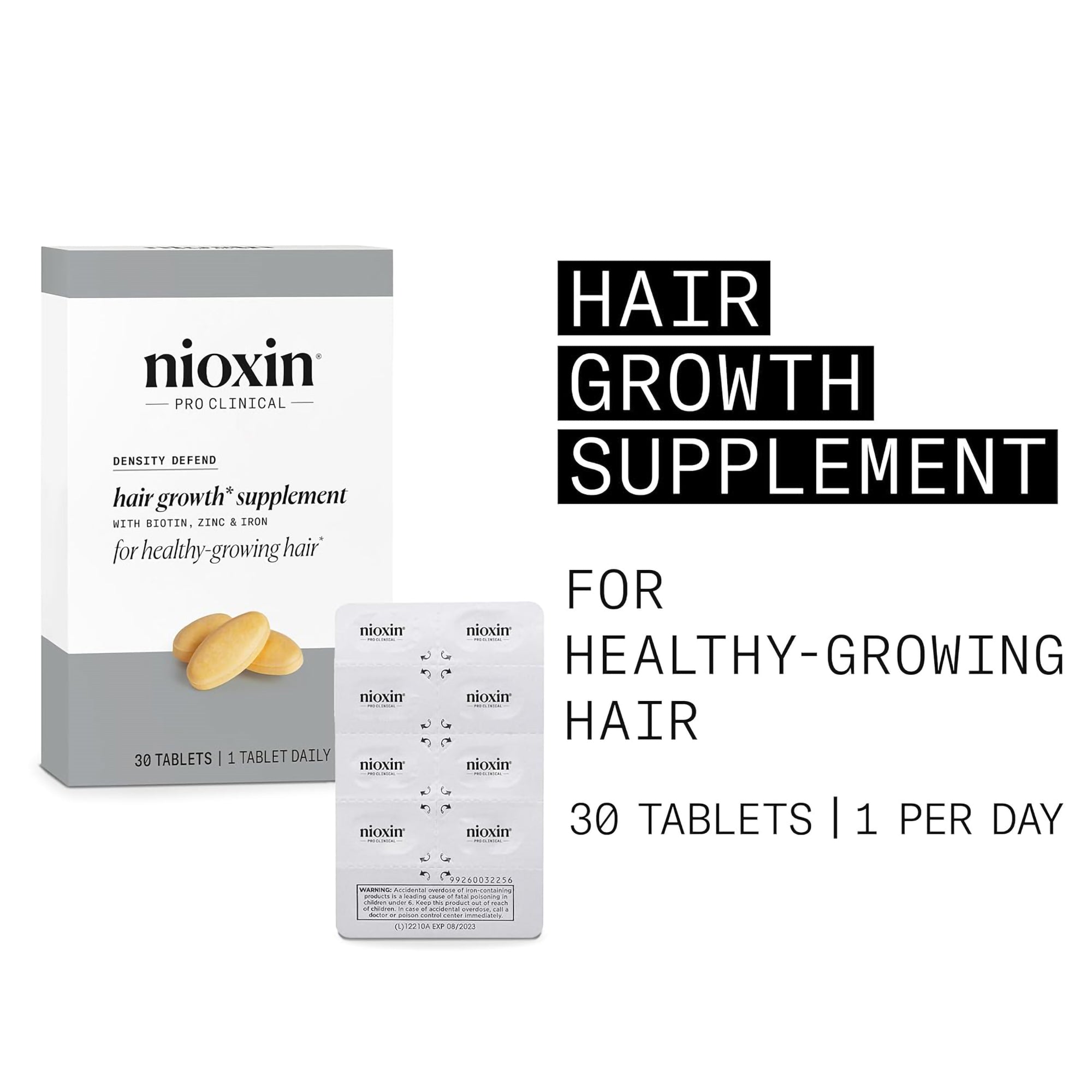 Nioxin Density Defend Hair Growth Supplements / 30CT