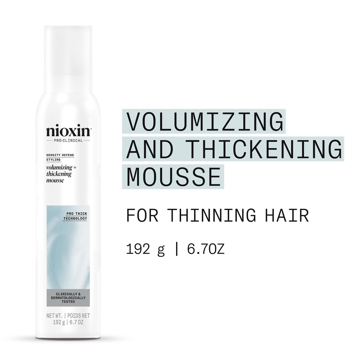 Nioxin Density Defend Styling Volumizing+Thickening Mousse / 6.7OZ, image 28342409035926