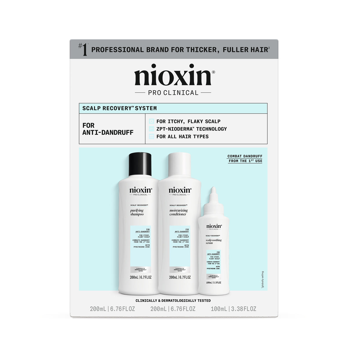 Nioxin Scalp Recovery System Kit / KIT, image 28350757830806