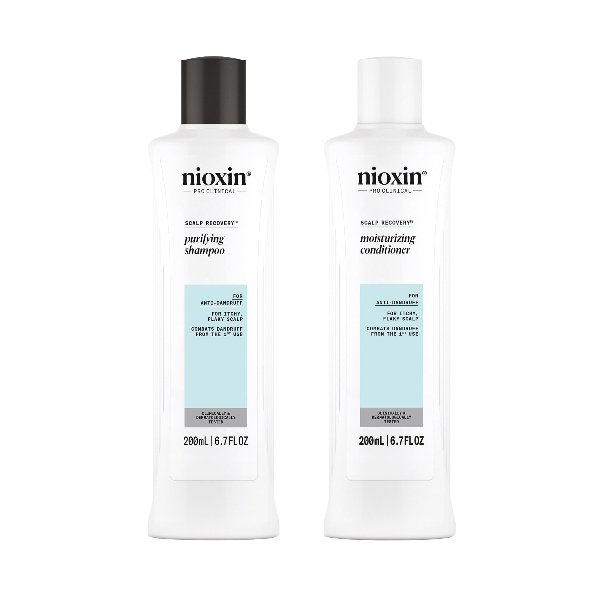 Nioxin Scalp Recovery Purifying Shampoo and Moisturizing Conditioner 6.7oz Duo ($52 Value) / 6.7OZ
